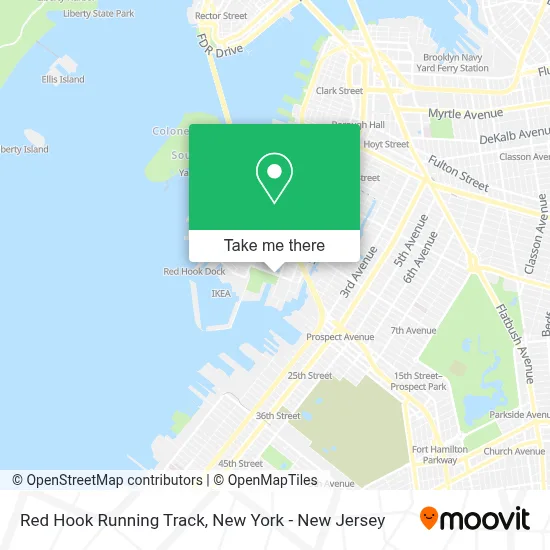 Red Hook Running Track map