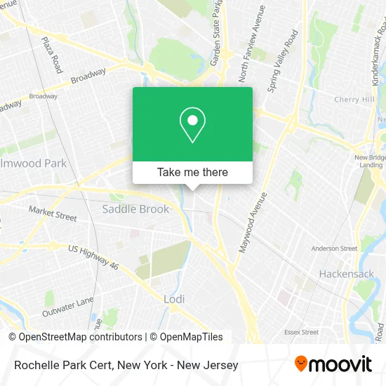 Rochelle Park Cert map