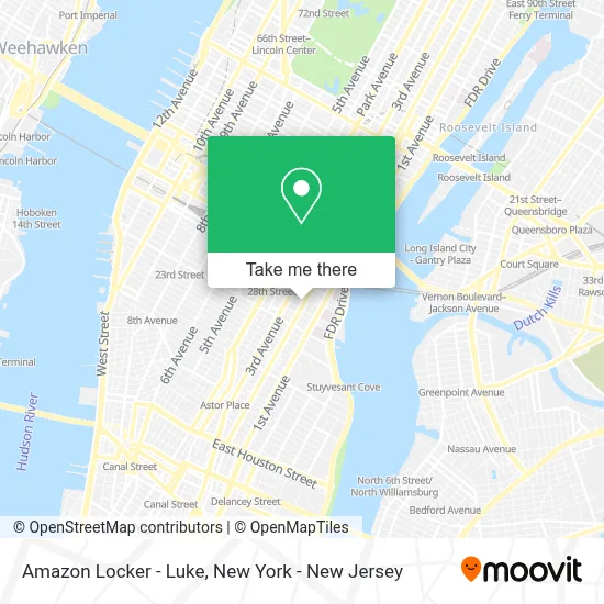 Amazon Locker - Luke map