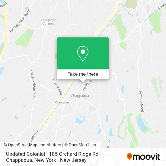 Updated Colonial - 185 Orchard Ridge Rd, Chappaqua map