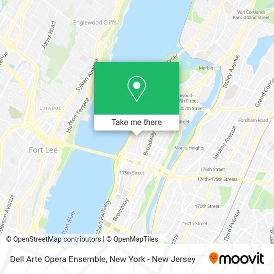 Dell Arte Opera Ensemble map