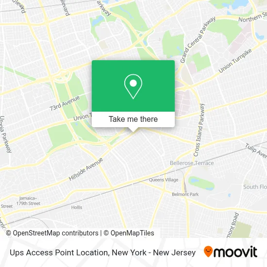 Ups Access Point Location map