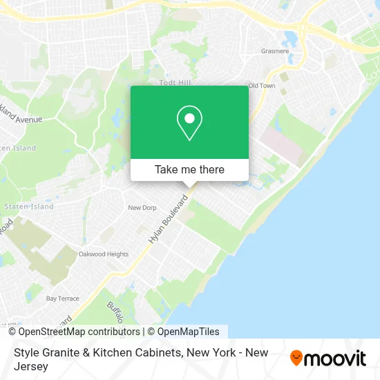 Style Granite & Kitchen Cabinets map