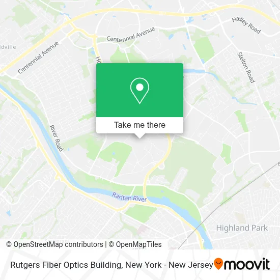 Rutgers Fiber Optics Building map