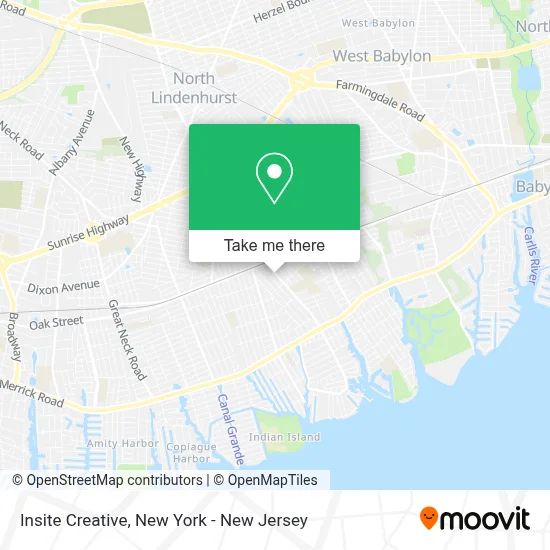 Insite Creative map