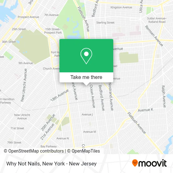 Why Not Nails map