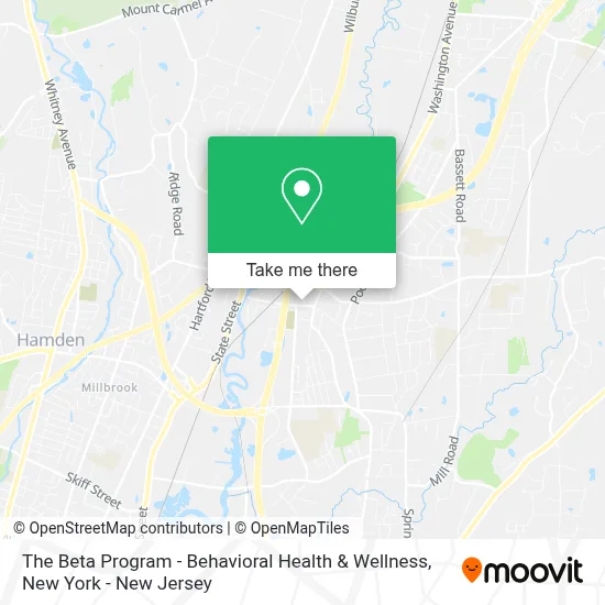The Beta Program - Behavioral Health & Wellness map