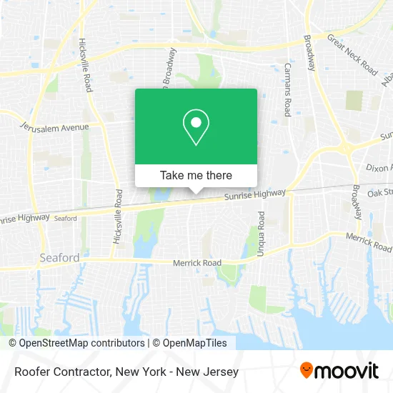 Roofer Contractor map