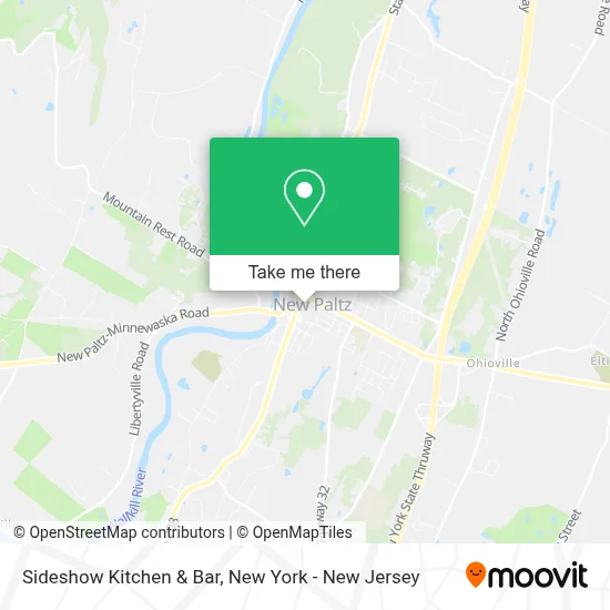 Sideshow Kitchen & Bar map