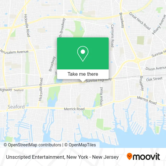 Unscripted Entertainment map