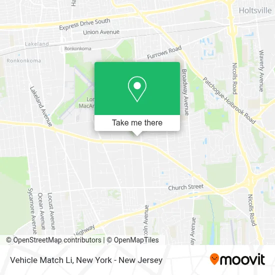 Vehicle Match Li map