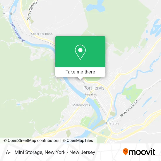 A-1 Mini Storage map