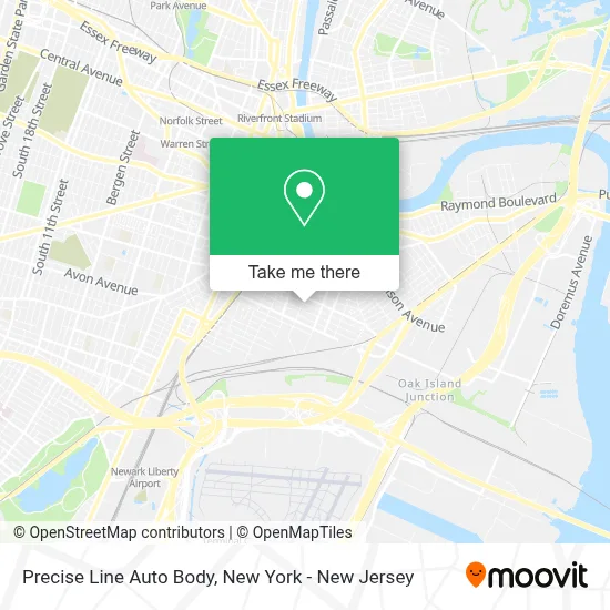 Precise Line Auto Body map
