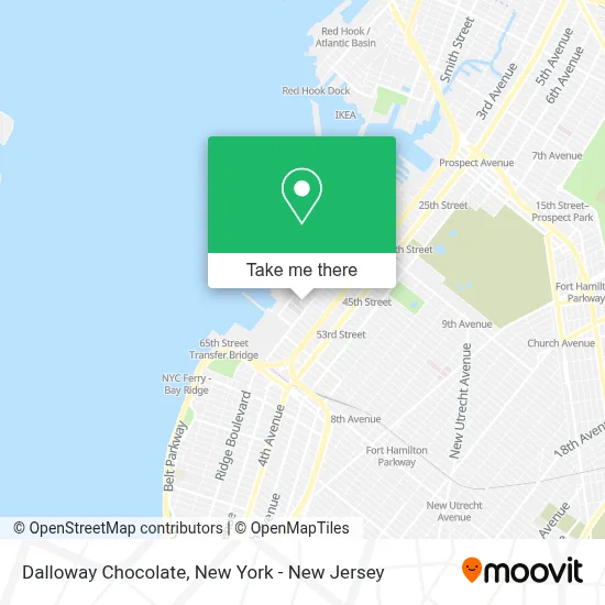 Dalloway Chocolate map