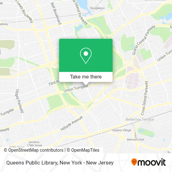 Queens Public Library map