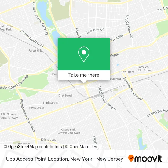 Ups Access Point Location map