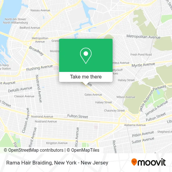 Rama Hair Braiding map