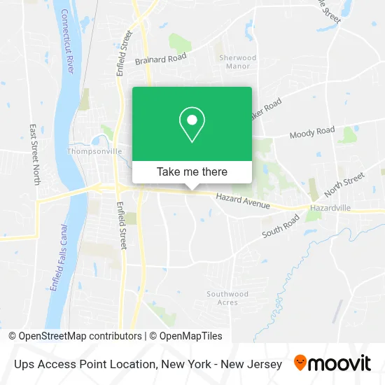 Ups Access Point Location map