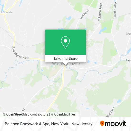 Balance Bodywork & Spa map