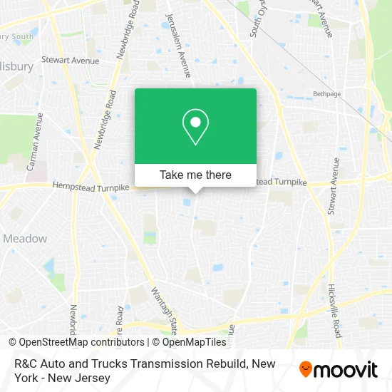 R&C Auto and Trucks Transmission Rebuild map
