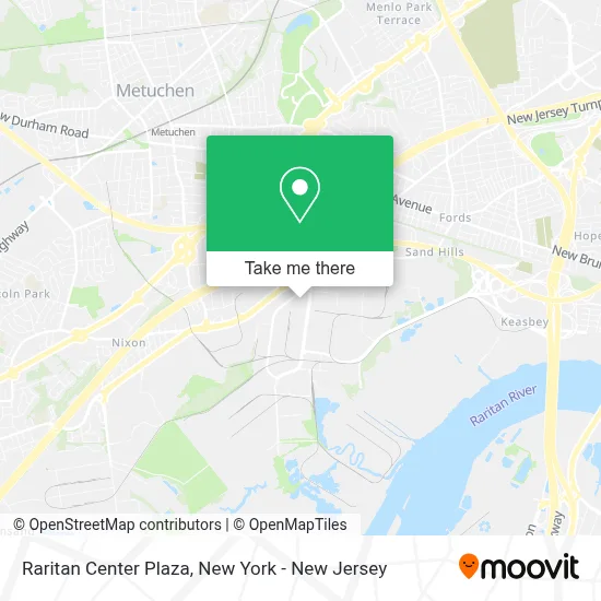 Raritan Center Plaza map