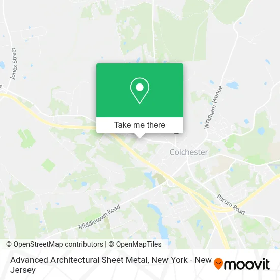 Advanced Architectural Sheet Metal map