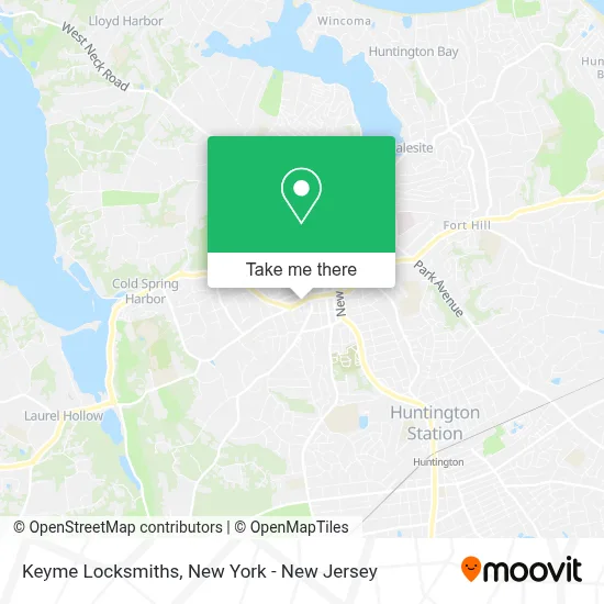 Keyme Locksmiths map