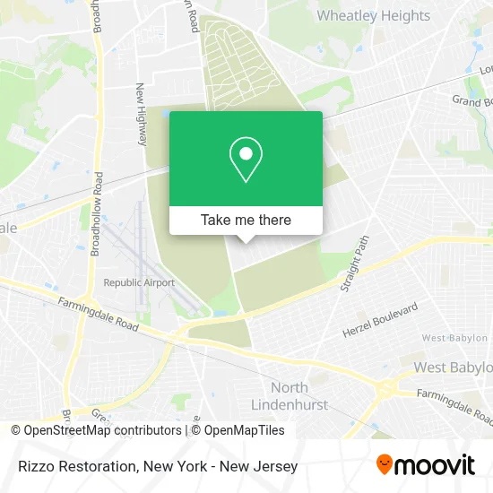 Rizzo Restoration map