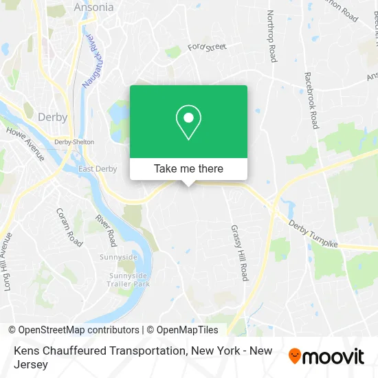 Kens Chauffeured Transportation map