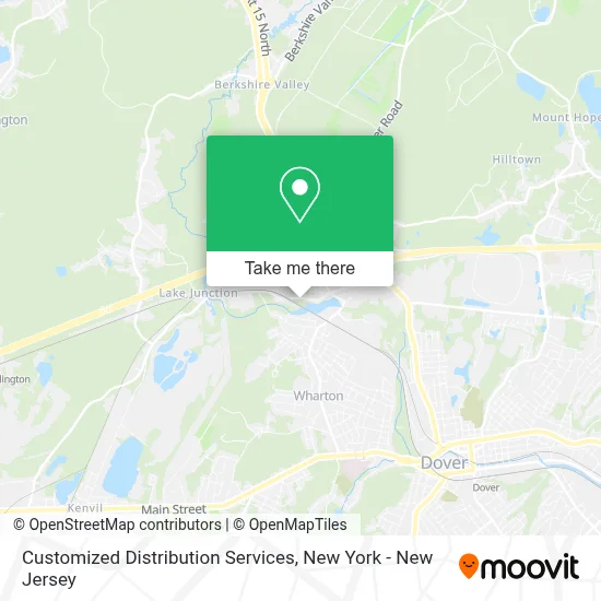 Customized Distribution Services map