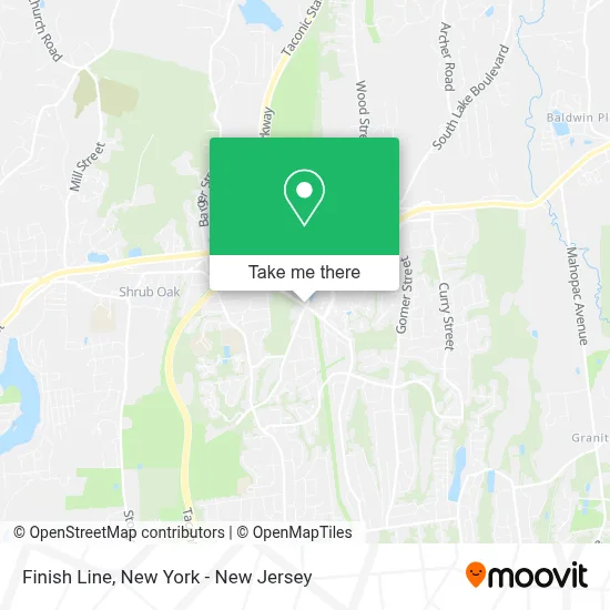 Finish Line map