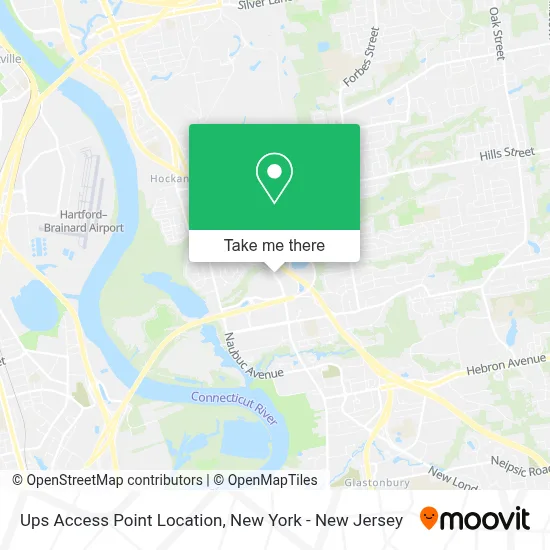 Ups Access Point Location map