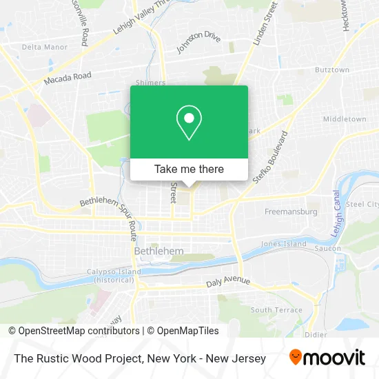 The Rustic Wood Project map