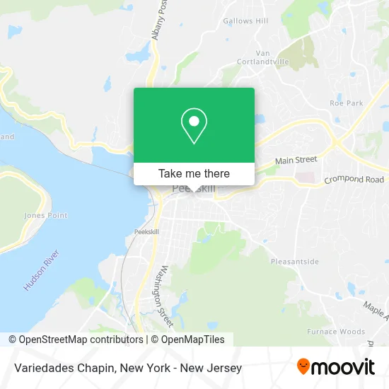 Variedades Chapin map