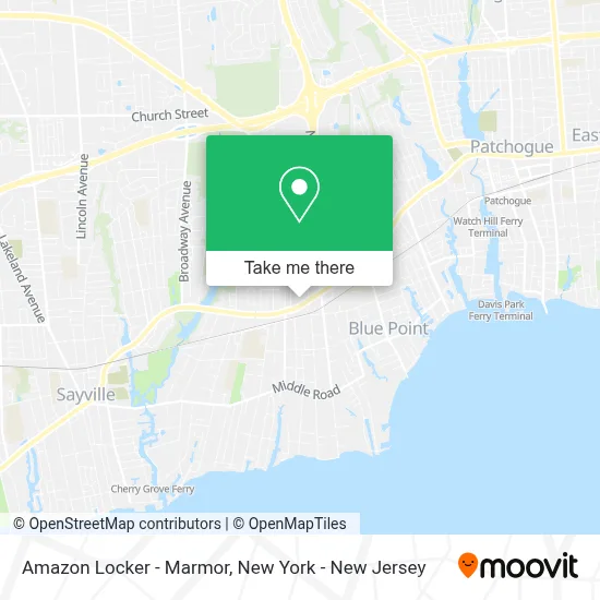 Amazon Locker - Marmor map