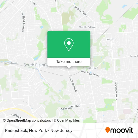 Radioshack map