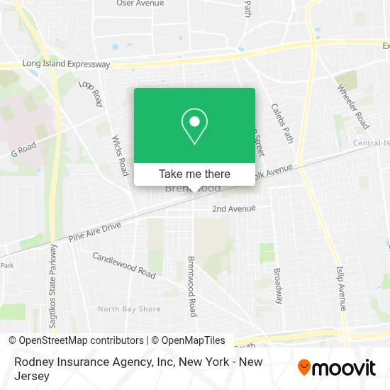 Rodney Insurance Agency, Inc map