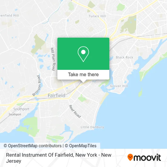 Rental Instrument Of Fairfield map