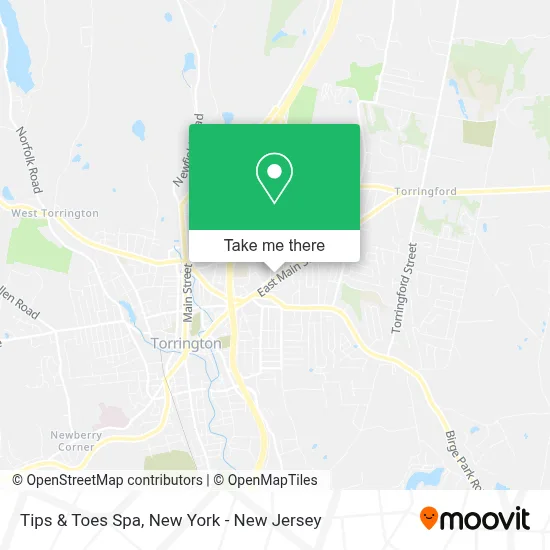 Tips & Toes Spa map