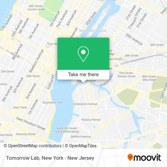 Tomorrow Lab map