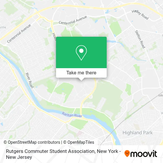 Rutgers Commuter Student Association map