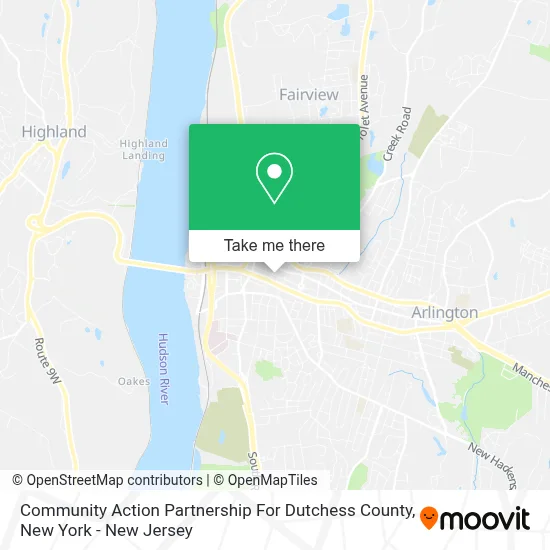 Community Action Partnership For Dutchess County map