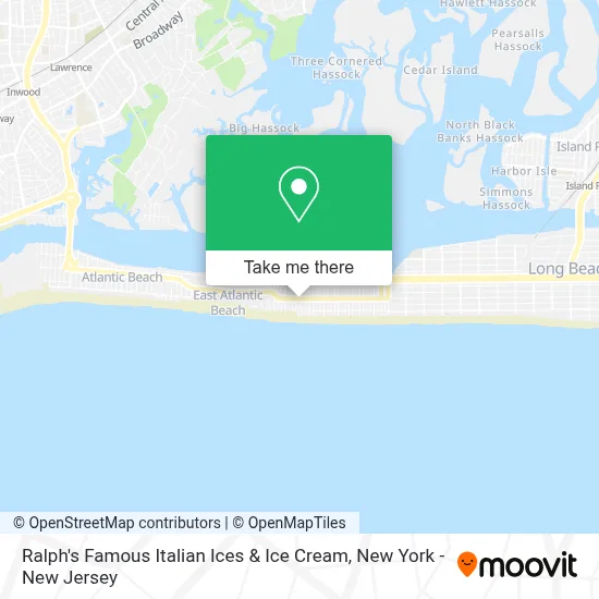 Ralph's Famous Italian Ices & Ice Cream map