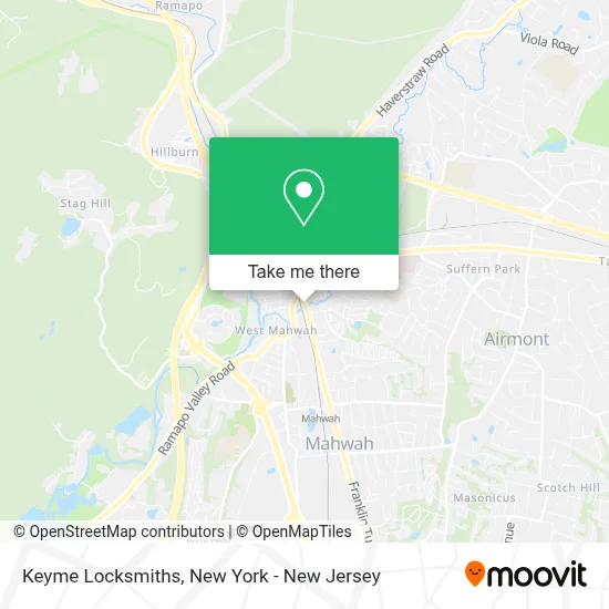Keyme Locksmiths map