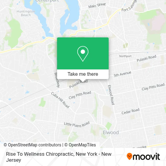 Rise To Wellness Chiropractic map