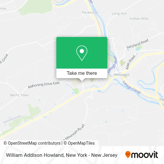 William Addison Howland map