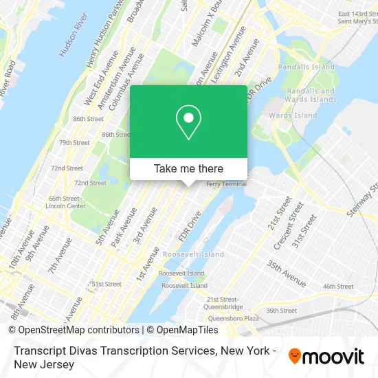 Transcript Divas Transcription Services map
