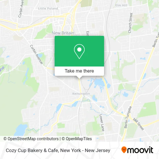 Cozy Cup Bakery & Cafe map