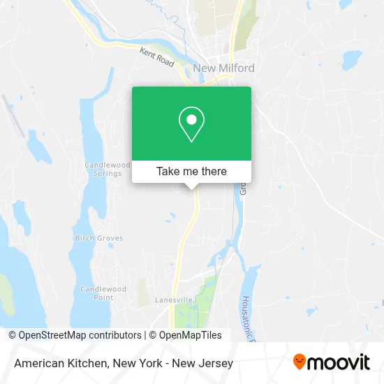 American Kitchen map
