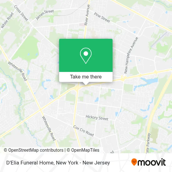 D'Elia Funeral Home map